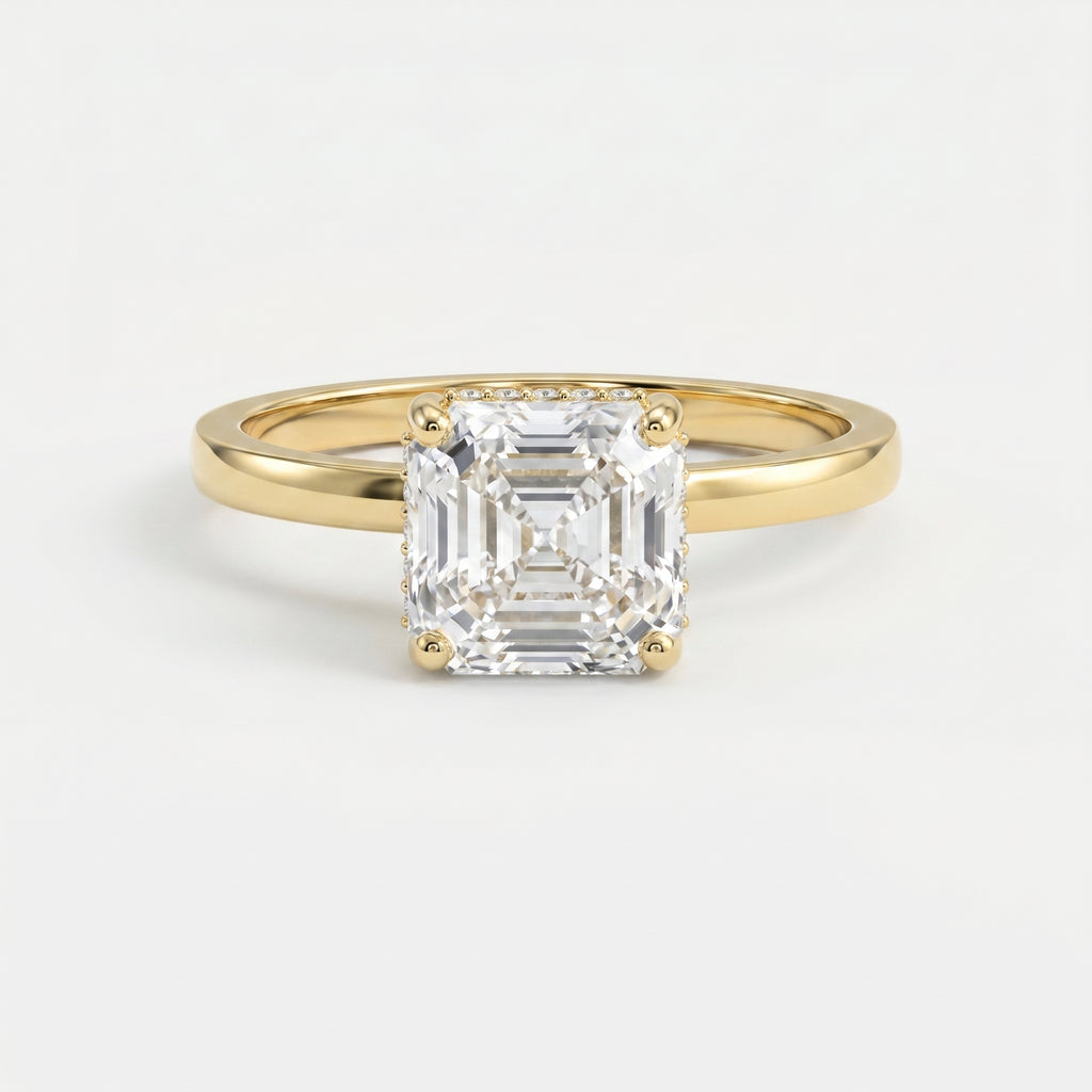 Axis Veil Asscher Cut Ring