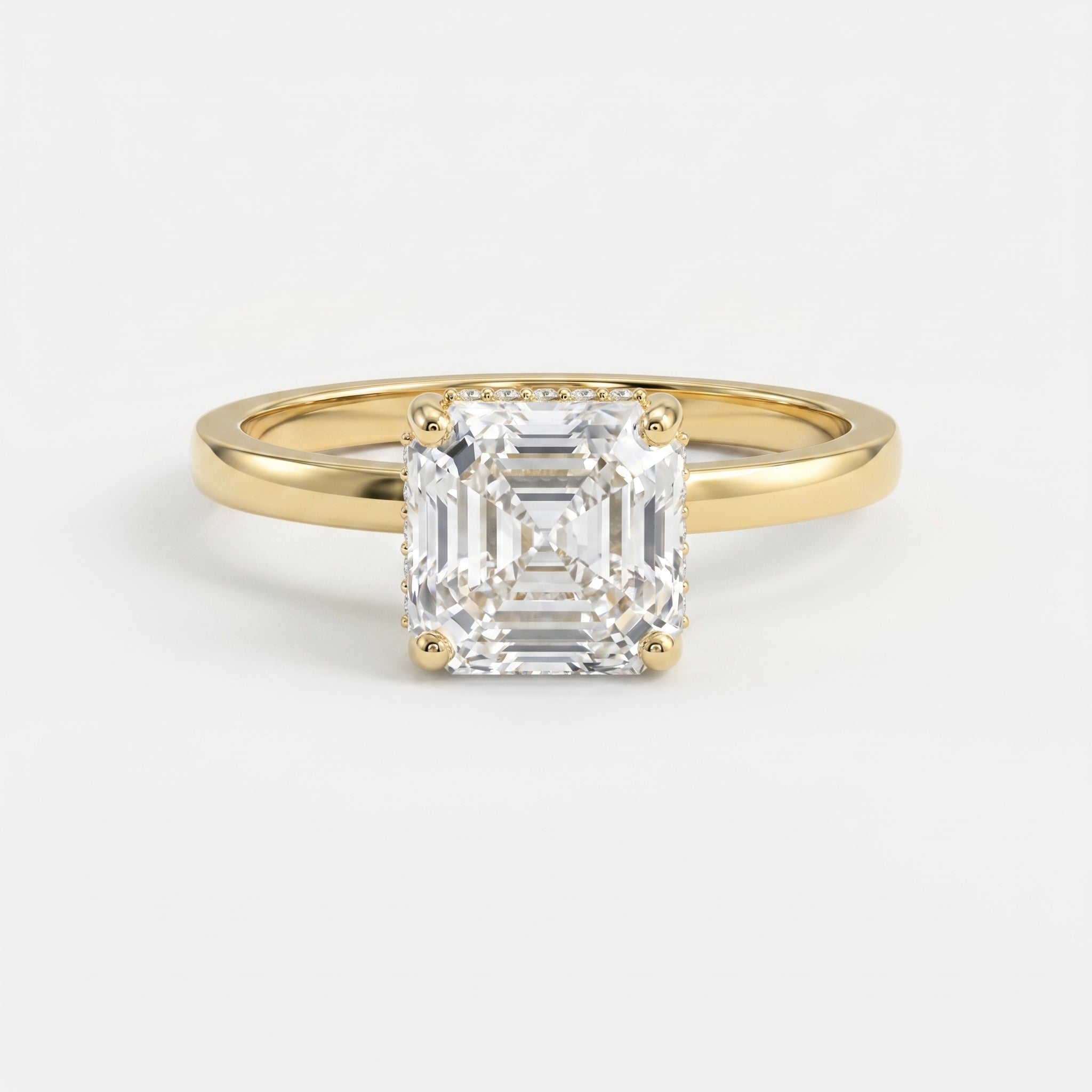 Axis Veil Asscher Cut Ring