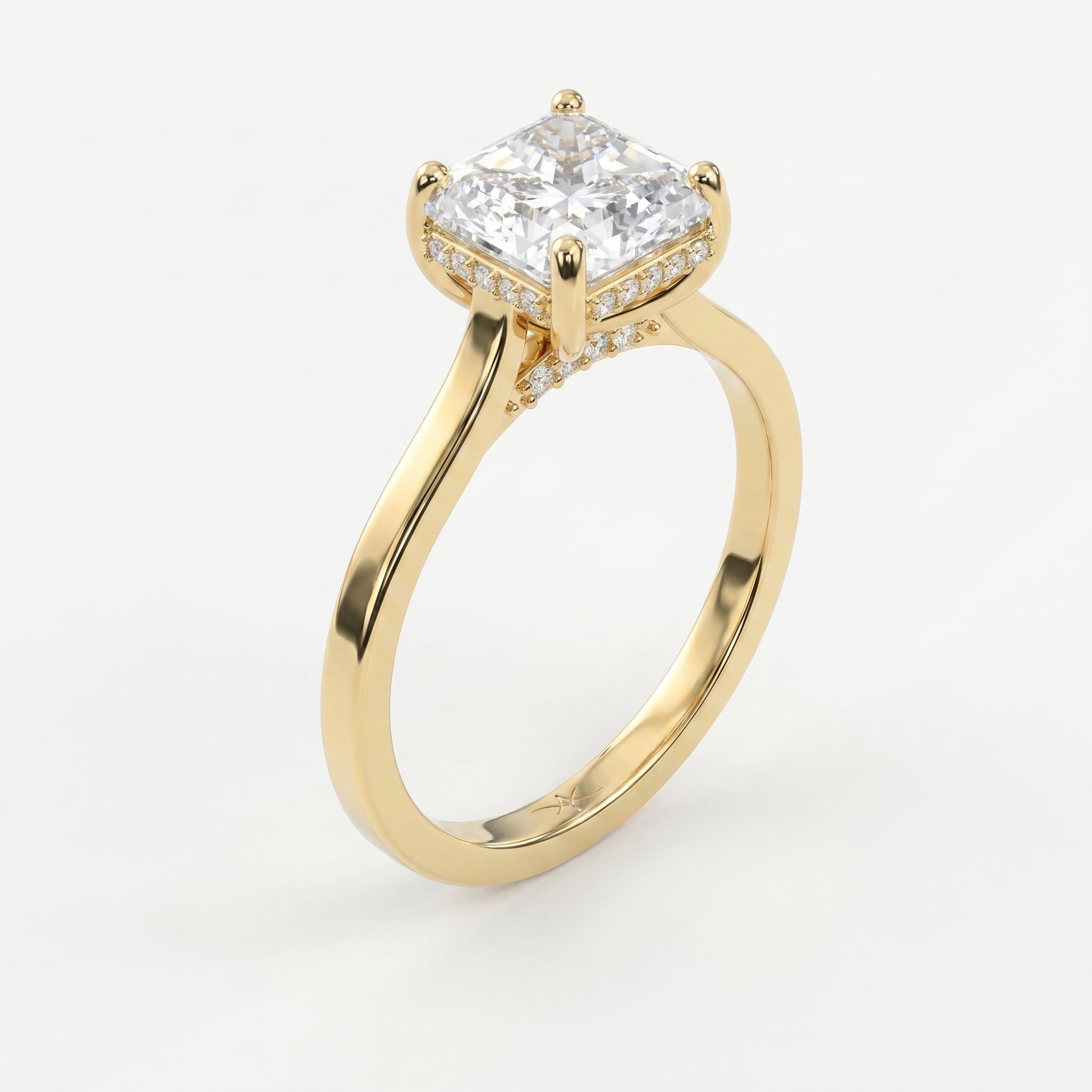 Axis Veil Asscher Cut Ring