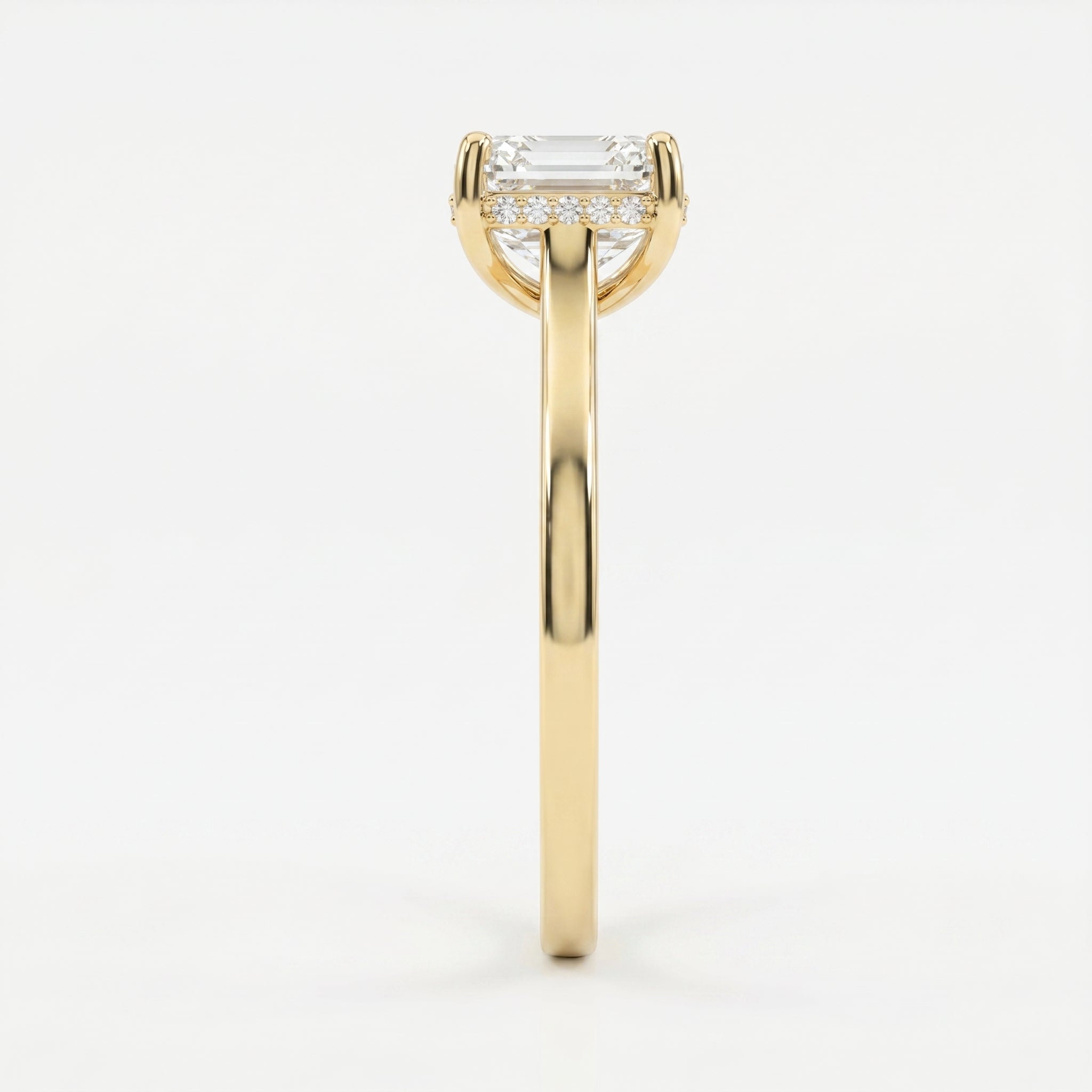 Axis Veil Asscher Cut Ring