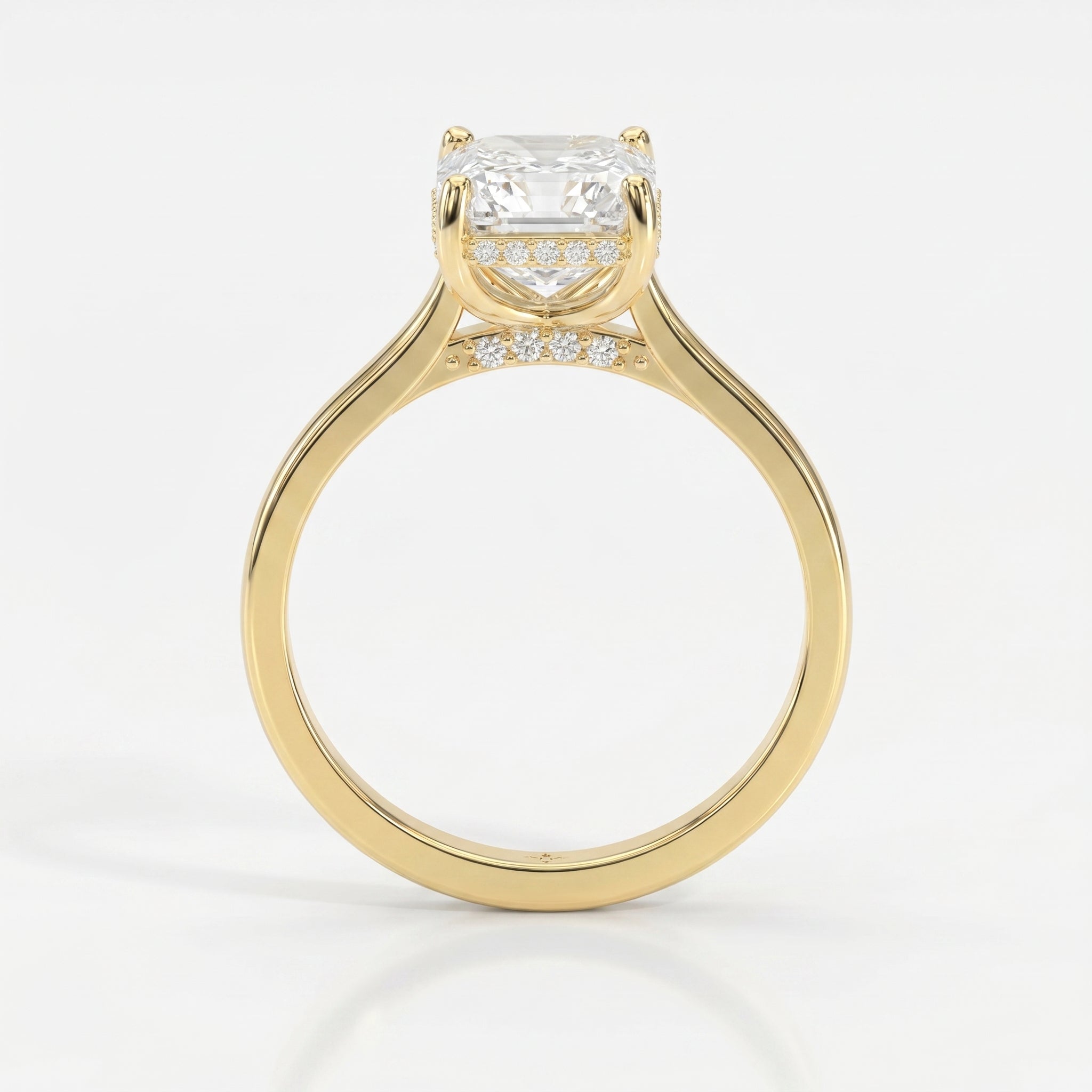 Axis Veil Asscher Cut Ring