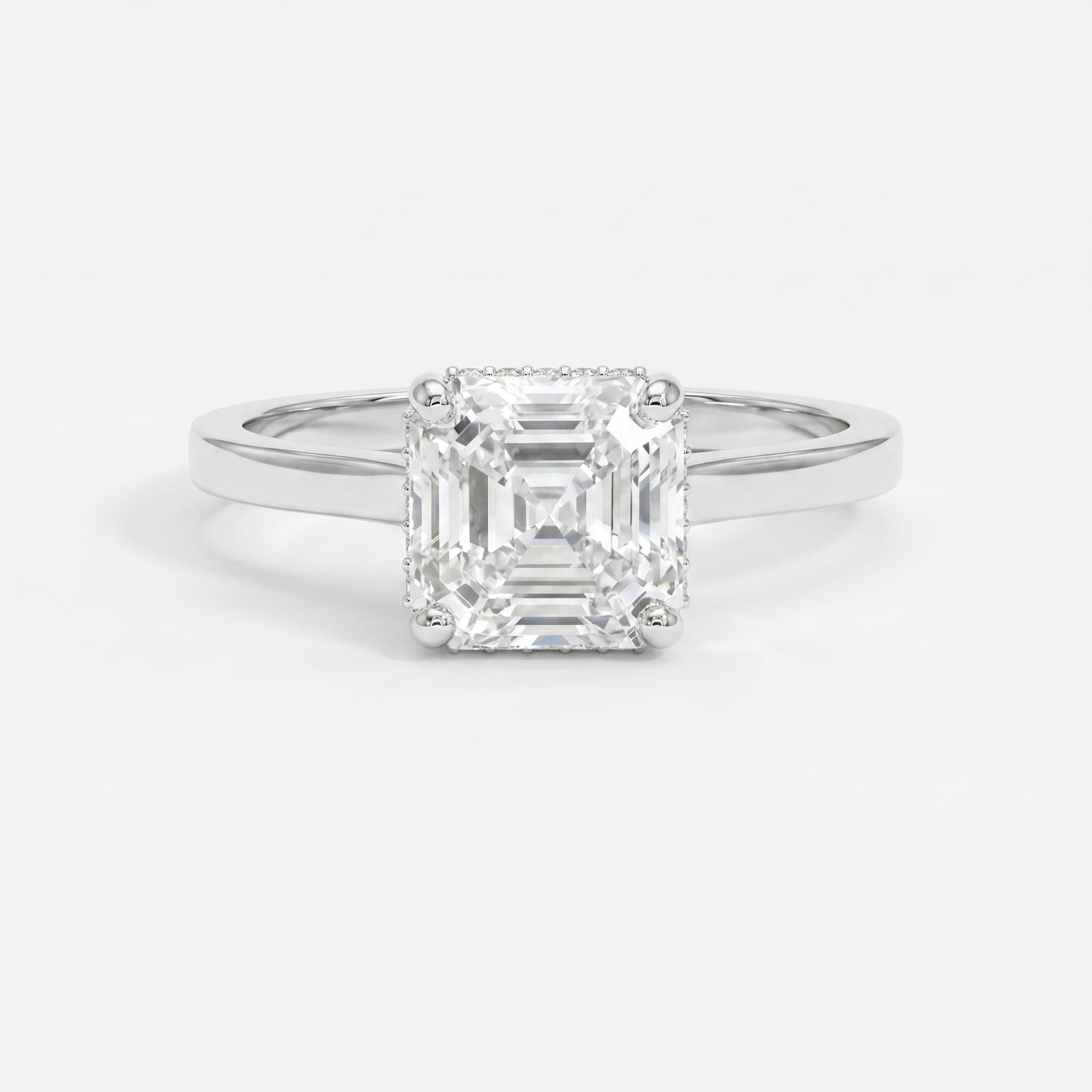 Axis Veil Asscher Cut Ring