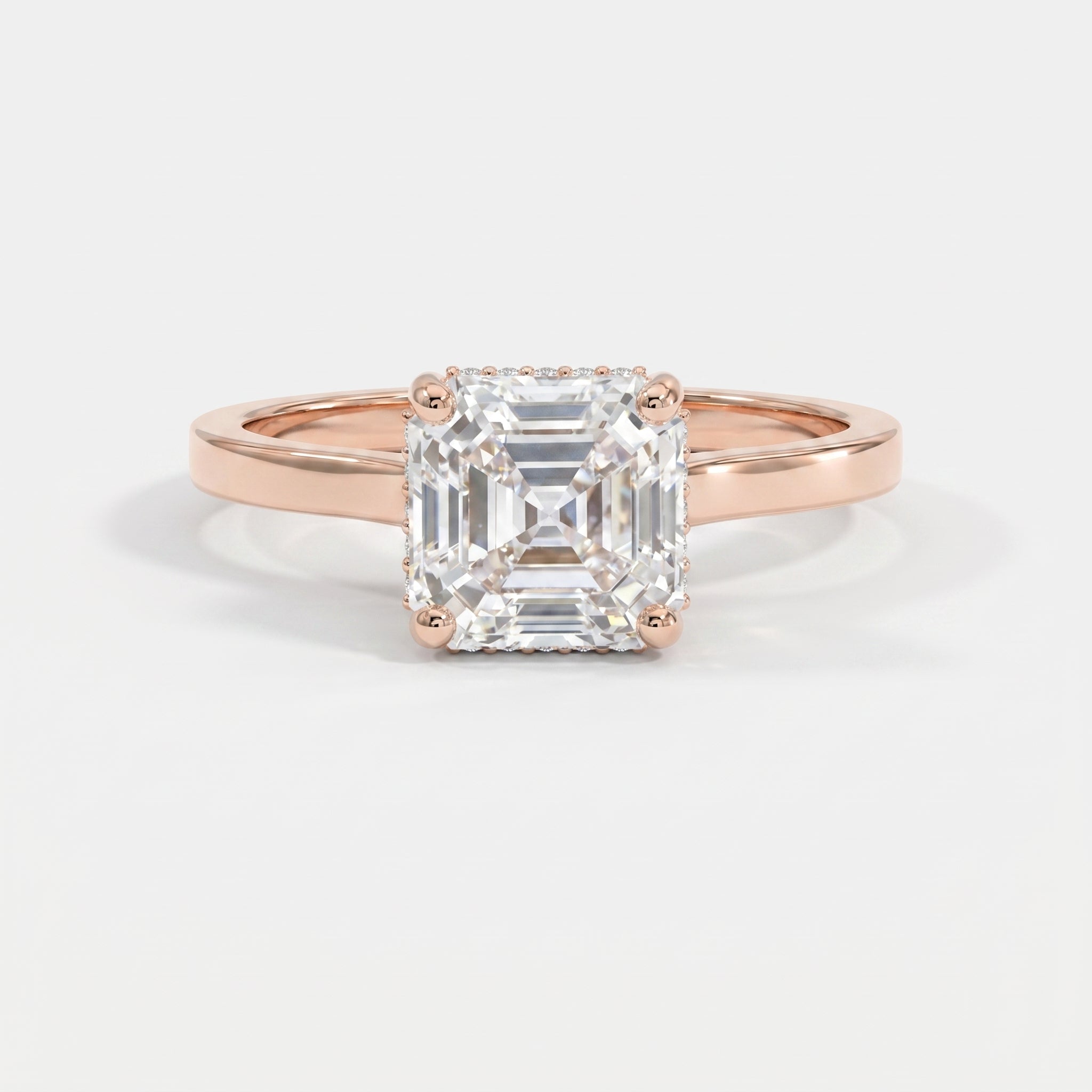 Axis Veil Asscher Cut Ring