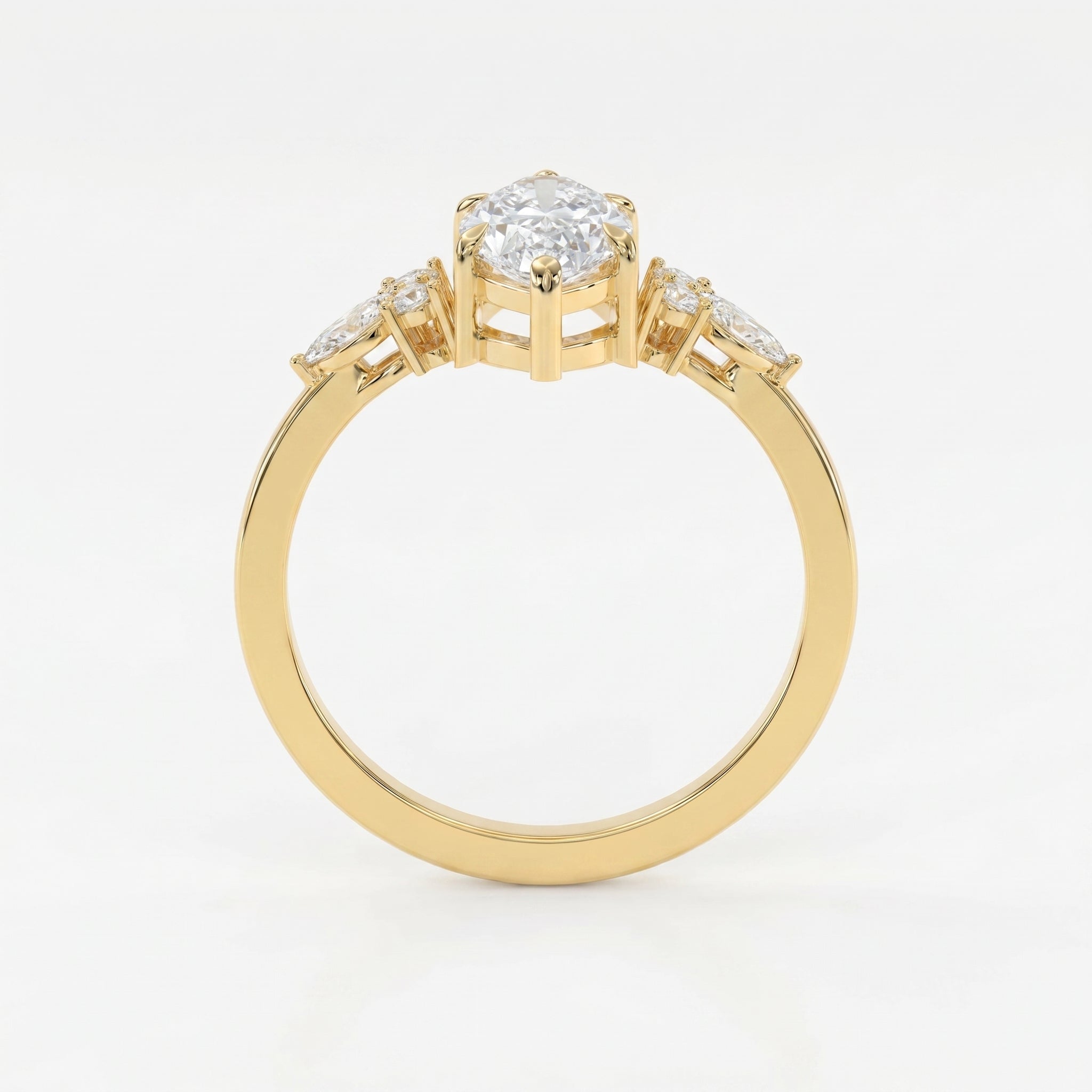 Noble Arc Marquise Ring