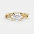 Eterna Twist Asscher Ring