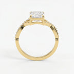Eterna Twist Asscher Ring