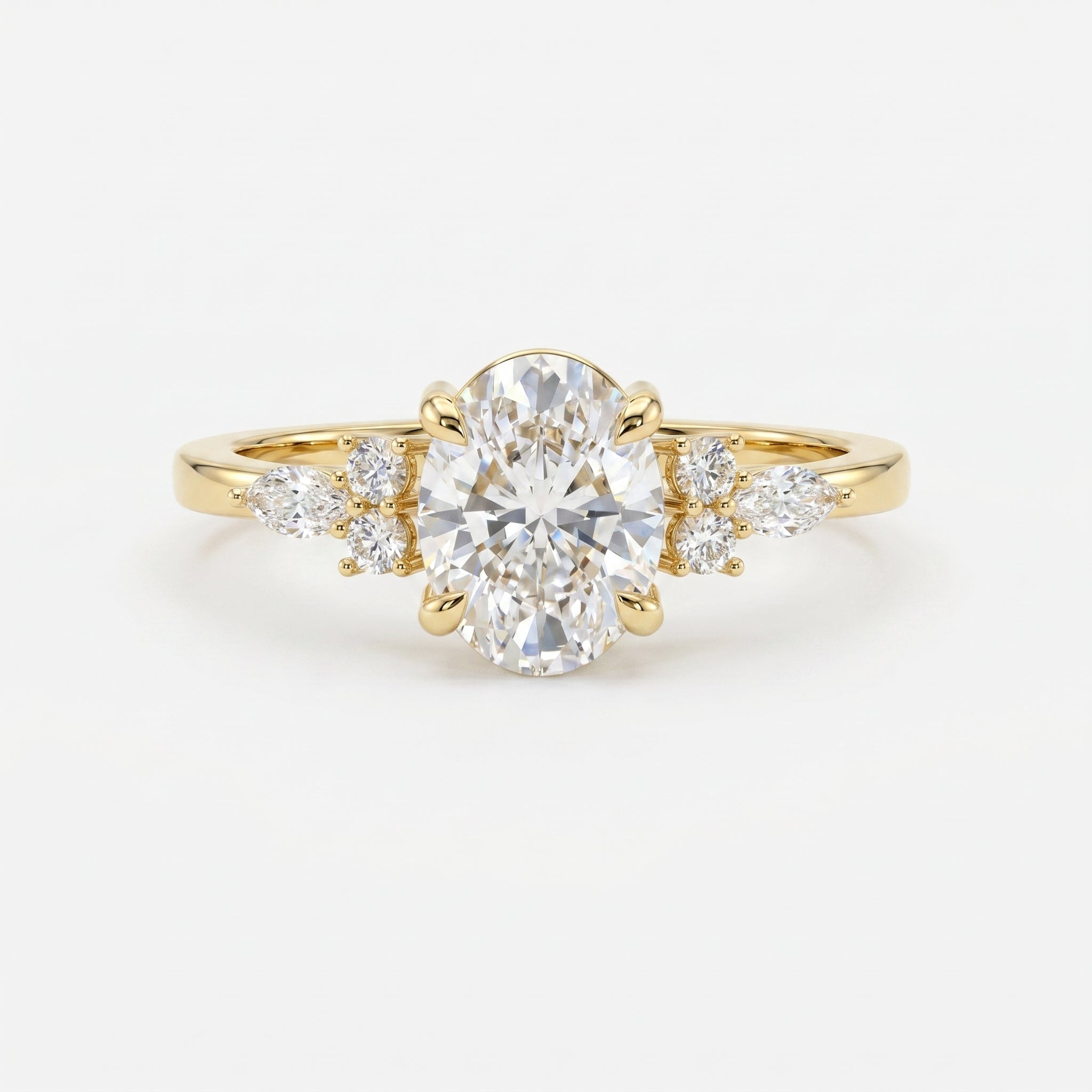 Soft Arc Oval Ring