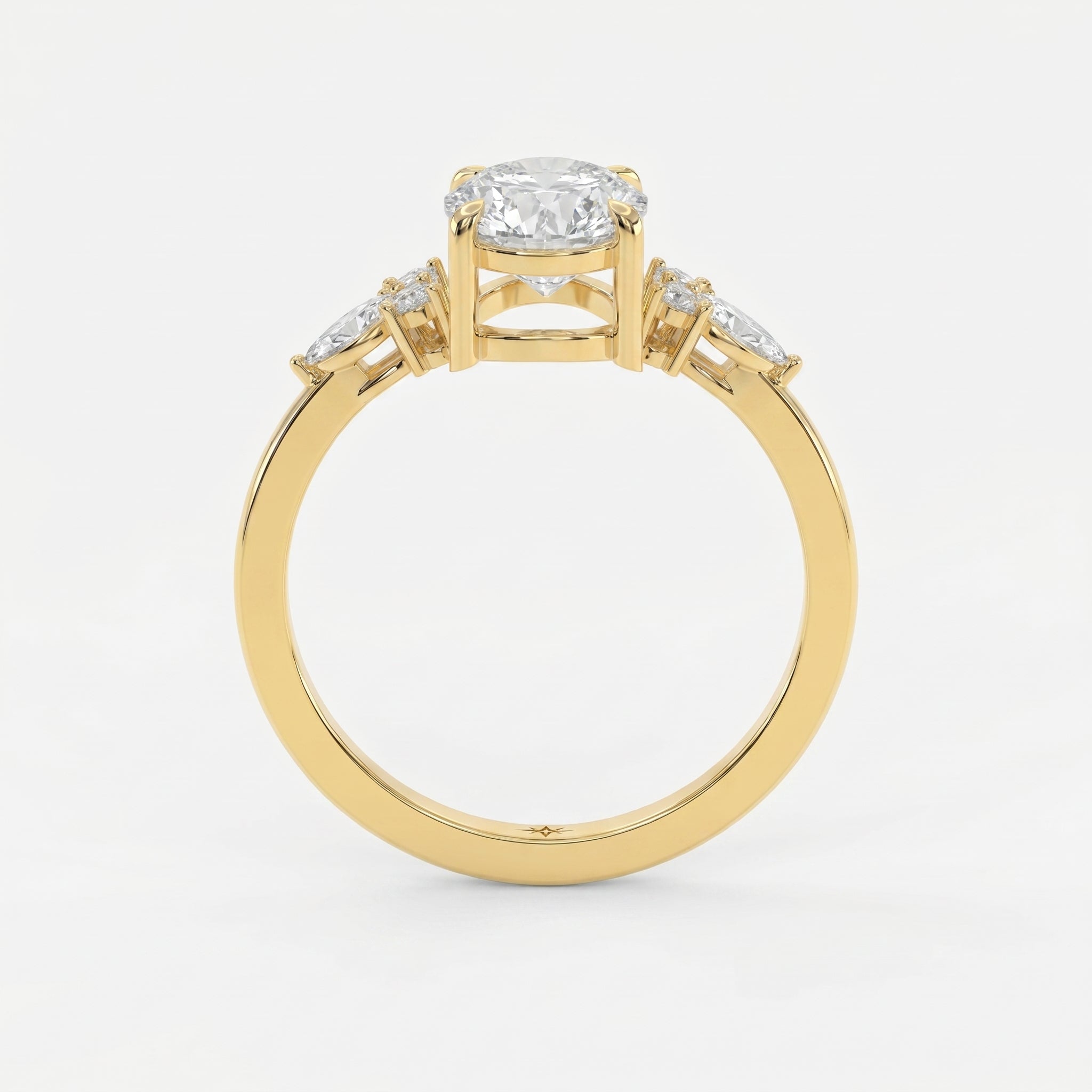 Soft Arc Oval Ring