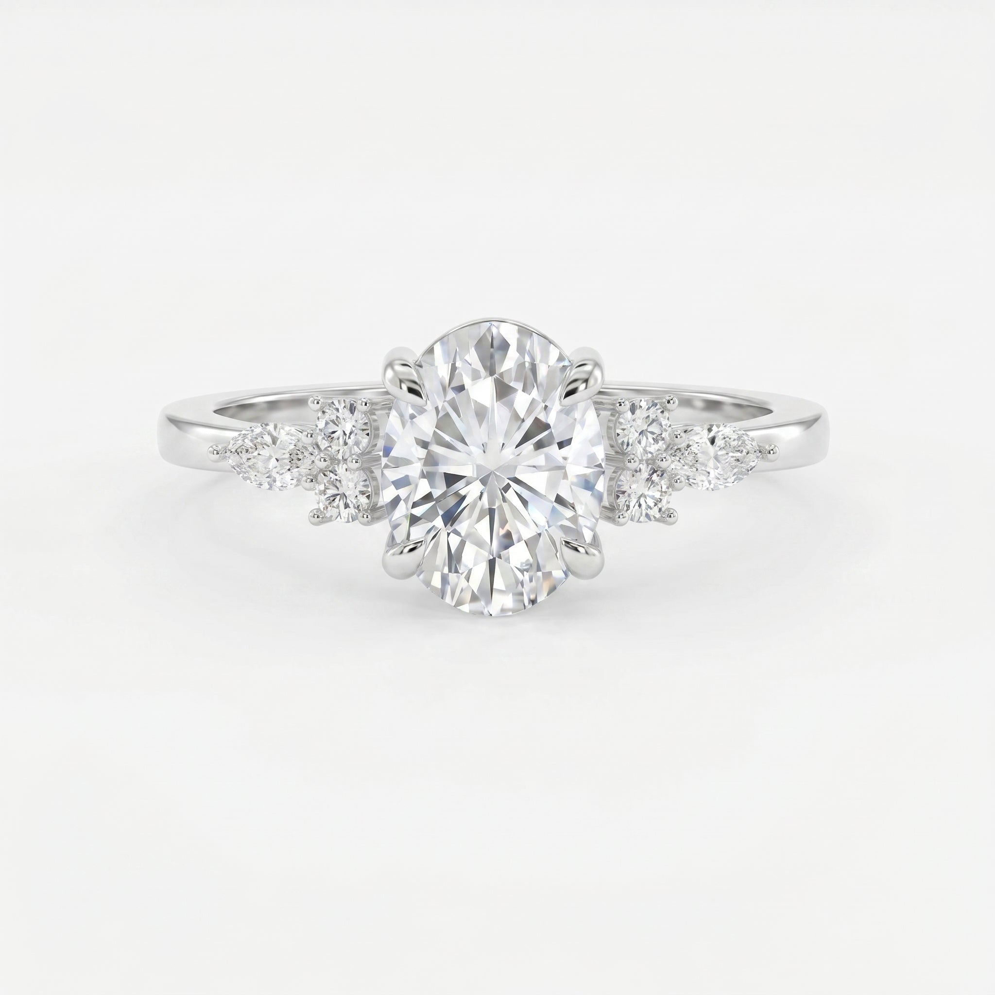 Soft Arc Oval Ring