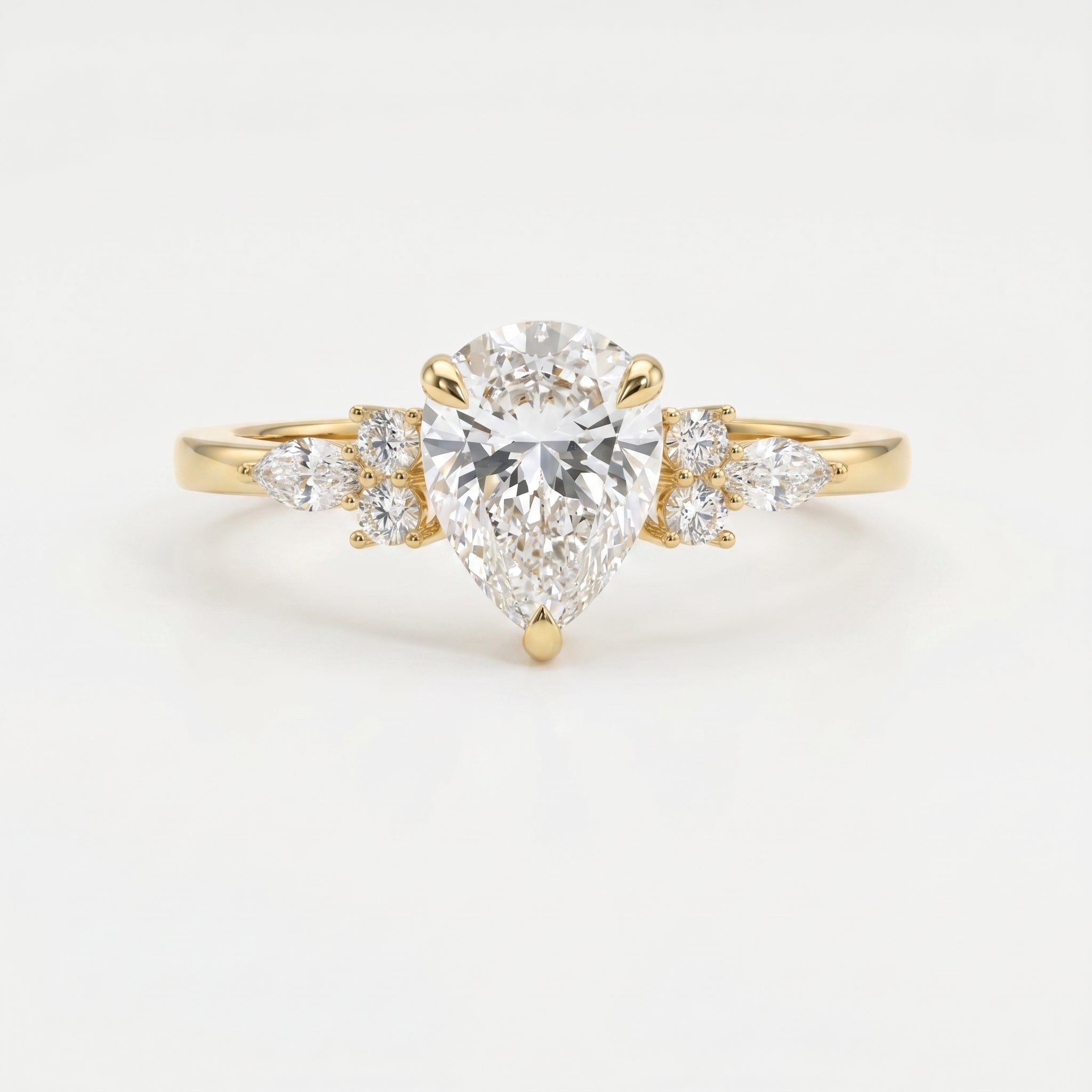 Teardrop Grace Pear Ring