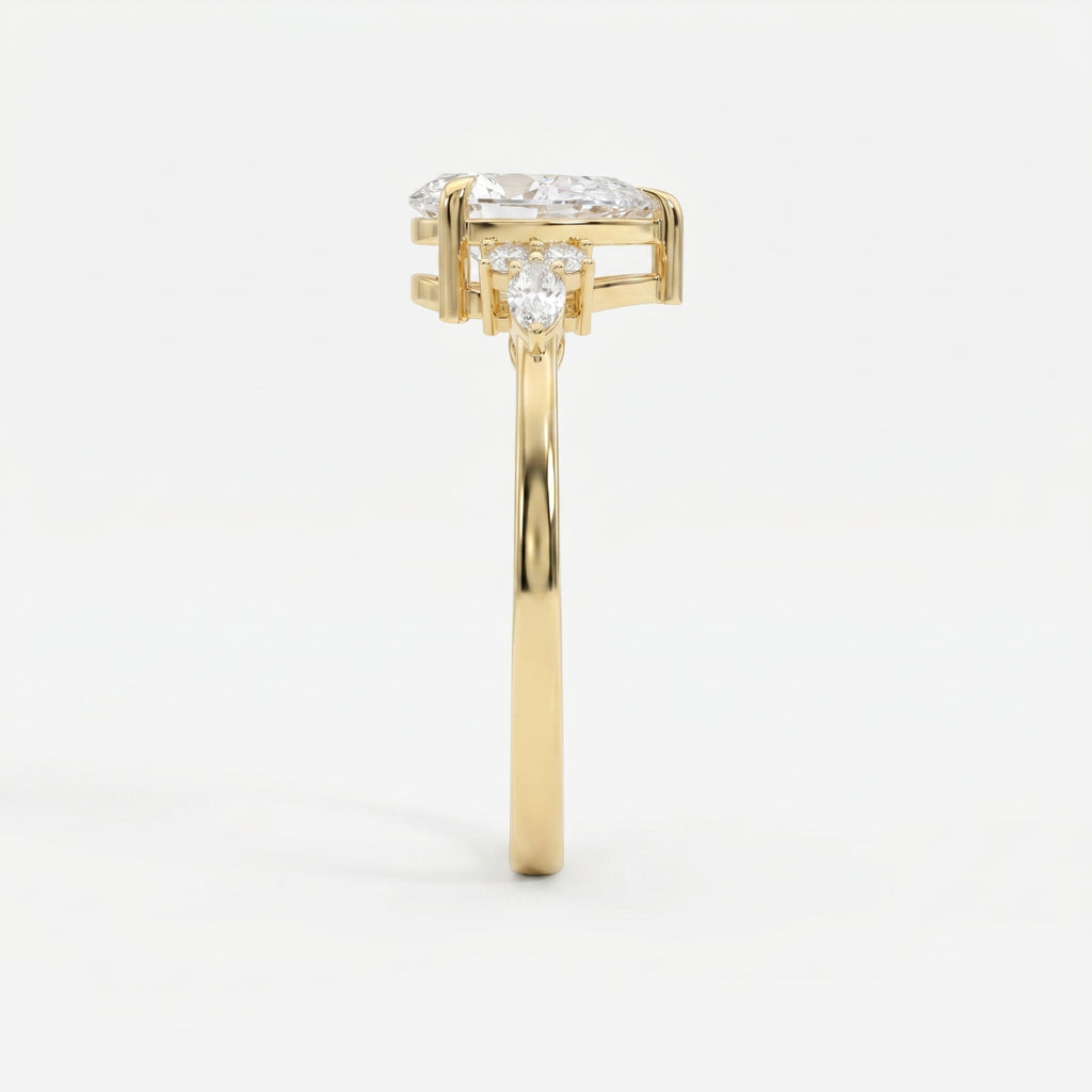 Teardrop Grace Pear Ring