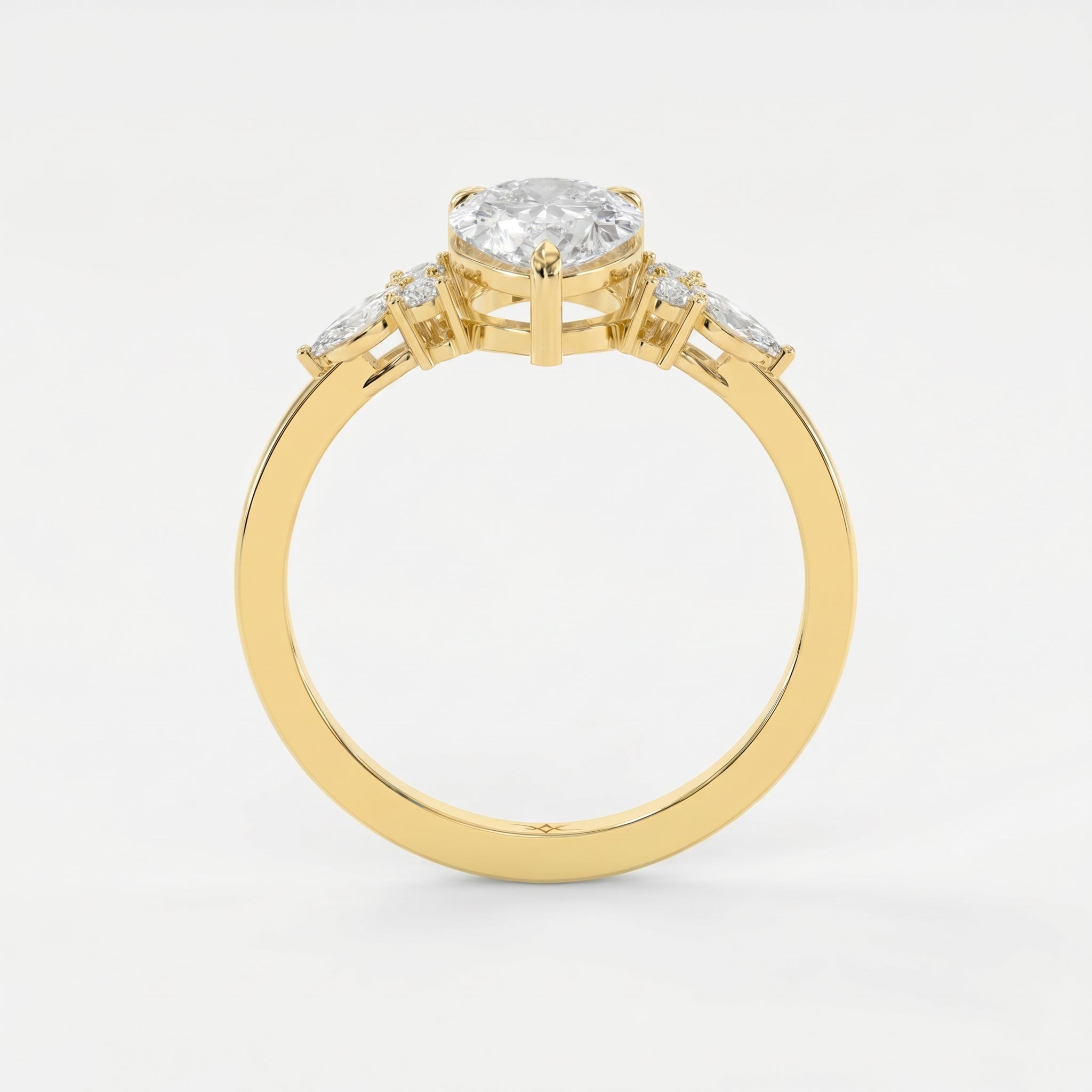 Teardrop Grace Pear Ring