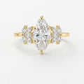 Petal Élan Marquise Ring