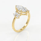 Petal Élan Marquise Ring