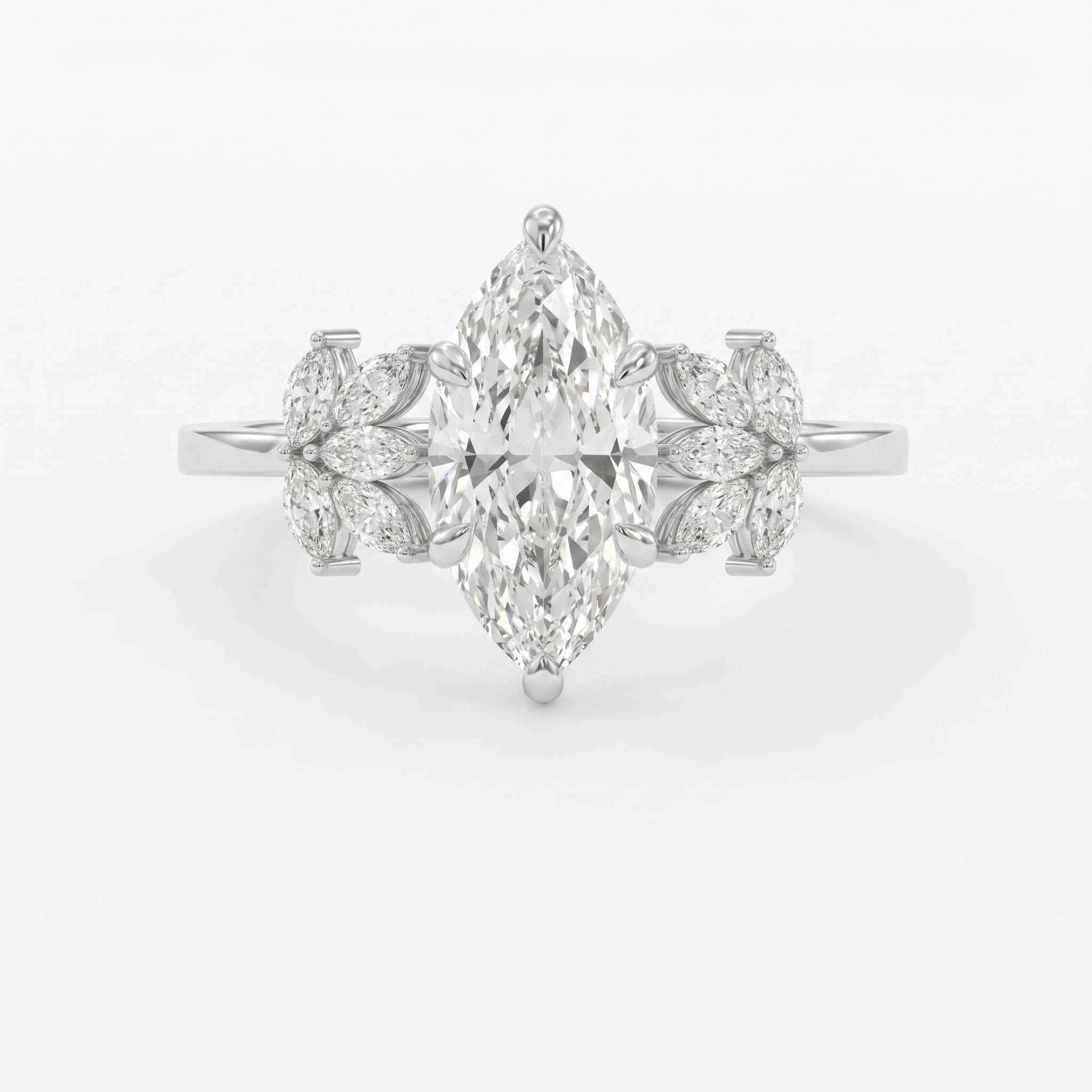 Petal Élan Marquise Ring