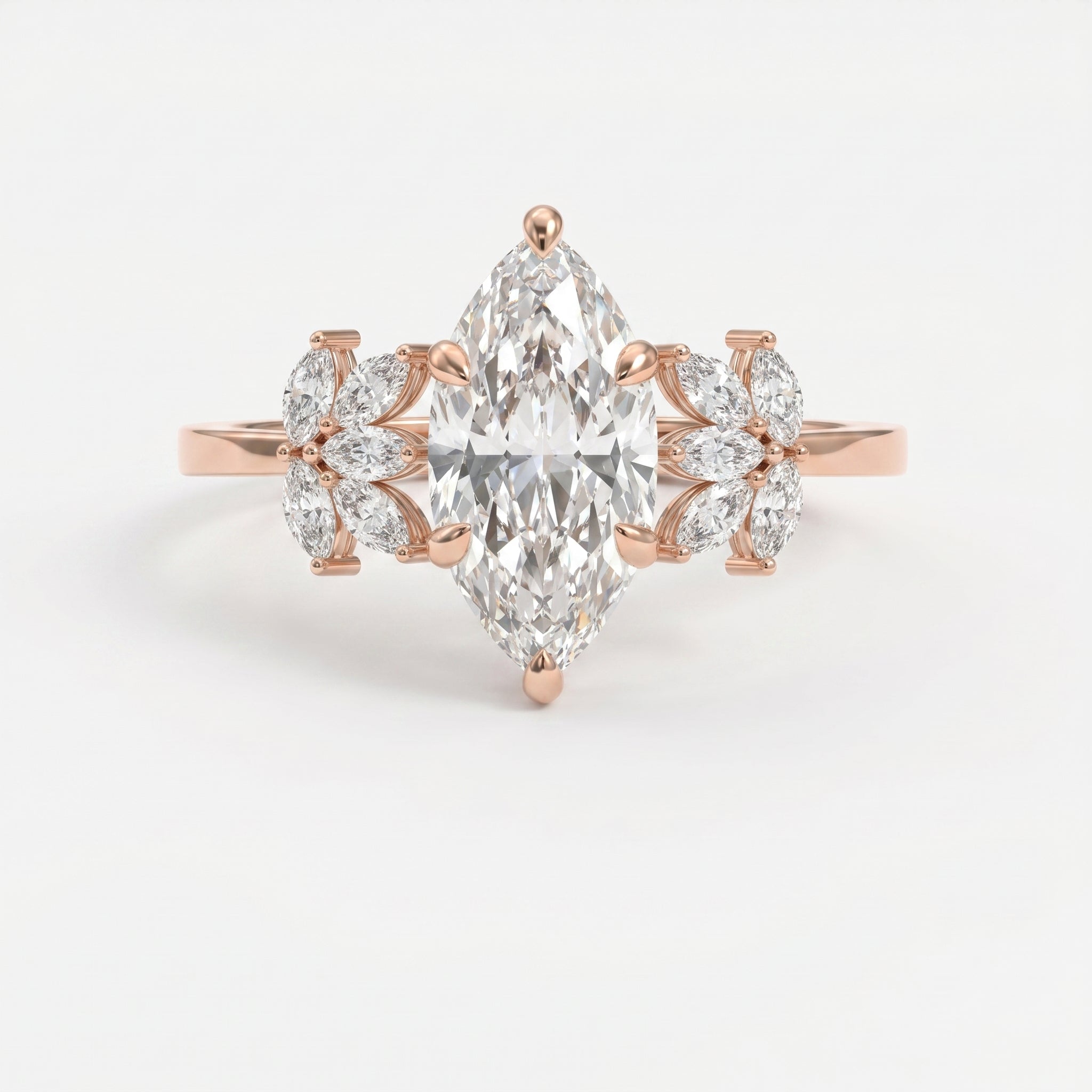 Petal Élan Marquise Ring