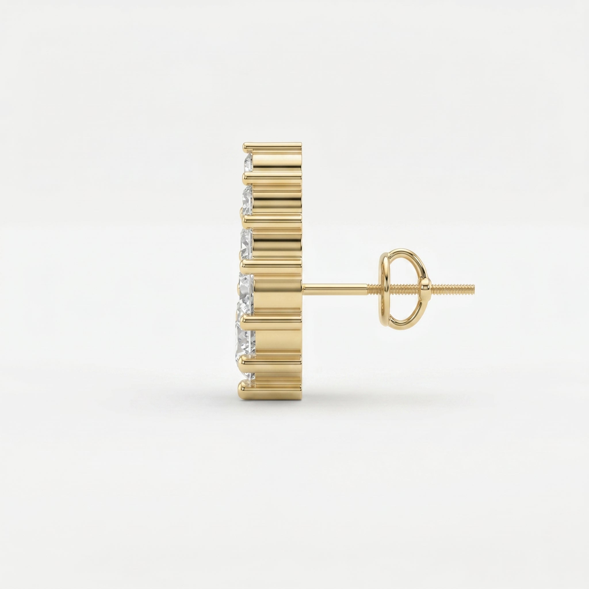 Round Diamond Celestial Climbers Fashion Earring