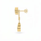 Pear Diamond Regal Teardrop Chandelier Fashion Earrings