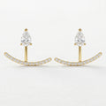 Diamond Curve Bar Fashion Earring