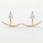 Diamond Curve Bar Fashion Earring