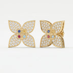 Chromatic Clover Fashion Earrings