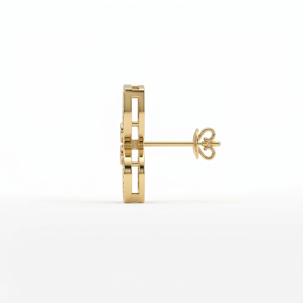 Chromatic Clover Fashion Earrings