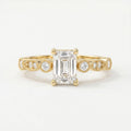 Antique Line Emerald Ring