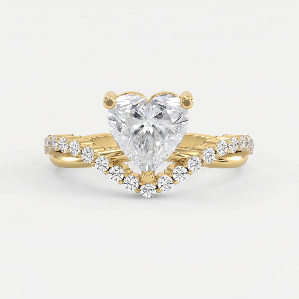 Vow point Heart Ring