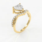 Vow point Heart Ring
