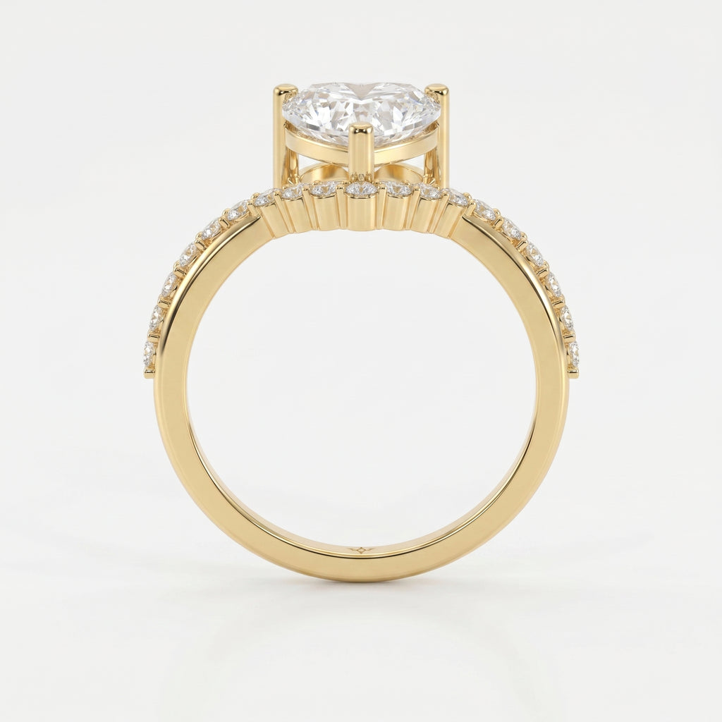 Vow point Heart Ring