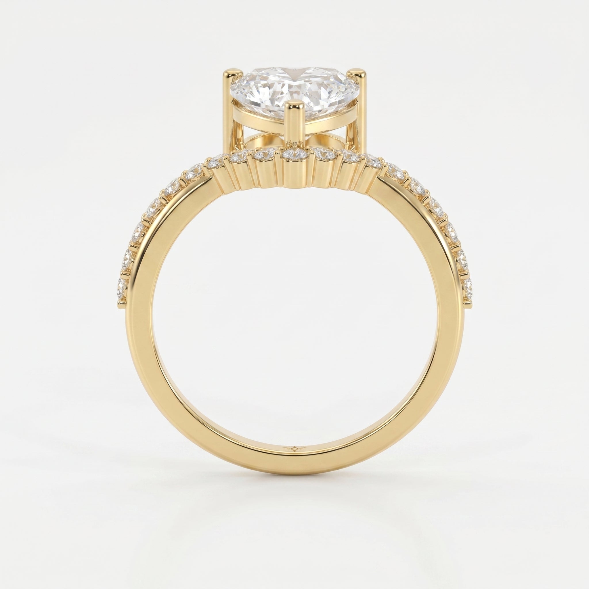 Vow point Heart Ring