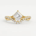 Axis Embrace  Princess Diamond Ring