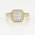Princess Diamond Shape Vintage Ring