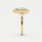 Pear Shape Halo Engagement Ring