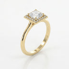Crown line Princess Ring