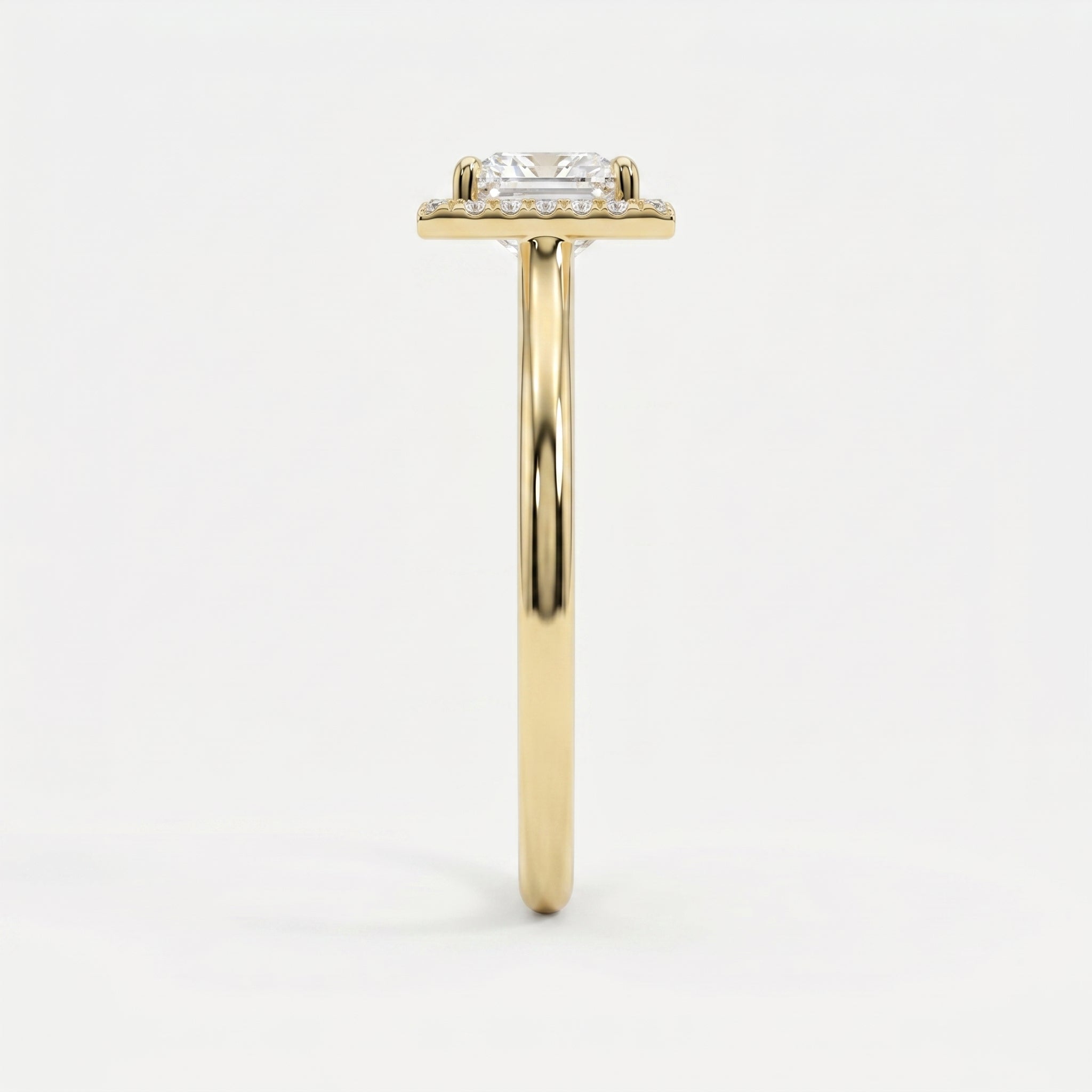 Crown line Princess Ring