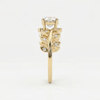 Whispering Leaves Design Vintage Ring
