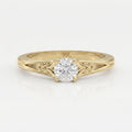 Enchanted Solitaire Design Vintage Ring