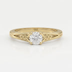 Enchanted Solitaire Design Vintage Ring
