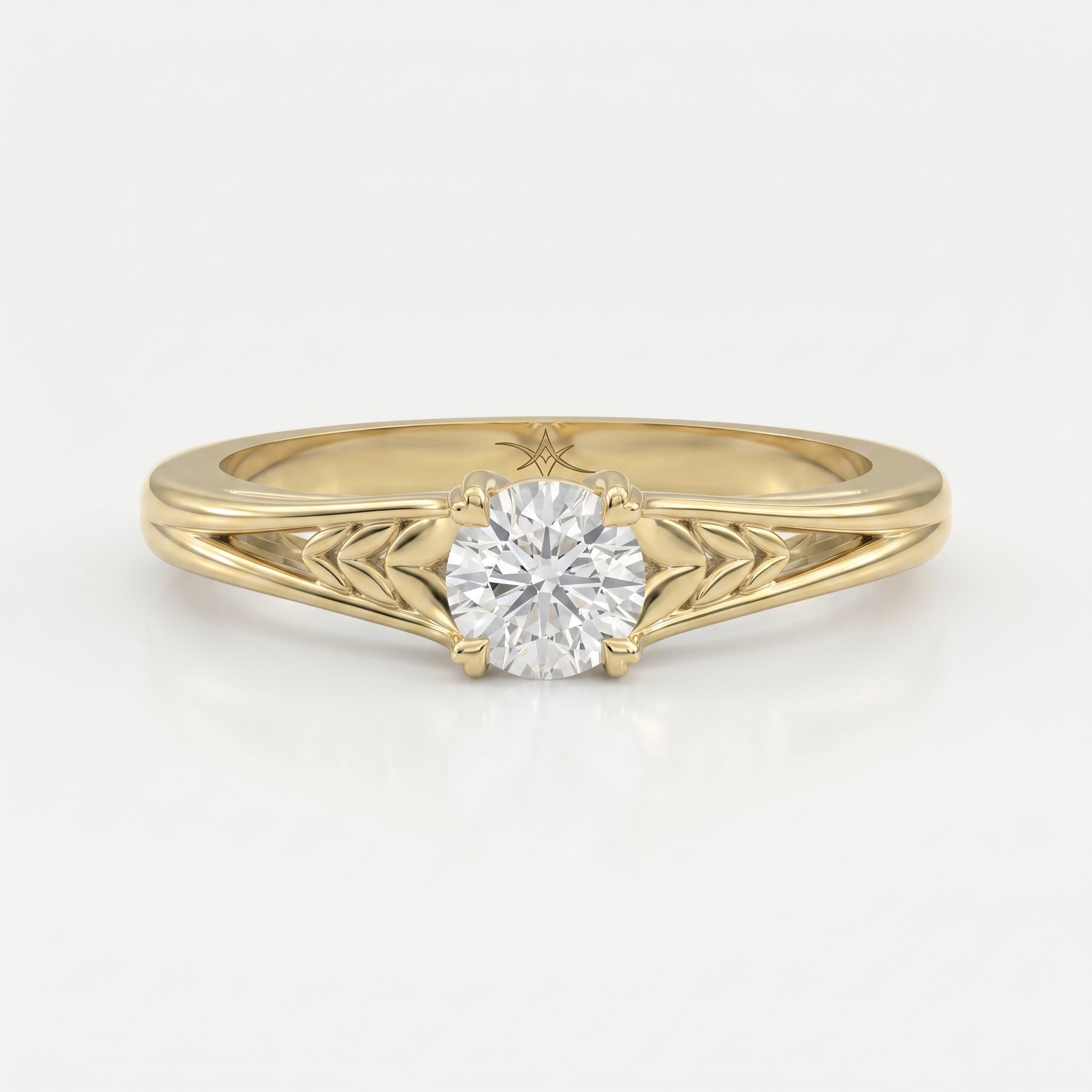 Enchanted Solitaire Design Vintage Ring