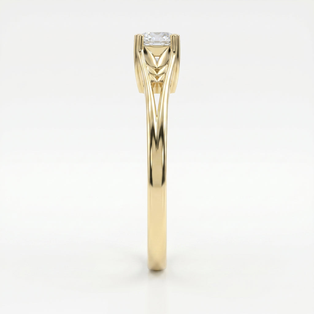 Enchanted Solitaire Design Vintage Ring