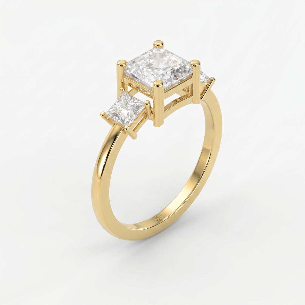 The Heirloom Trinity Ascher Ring