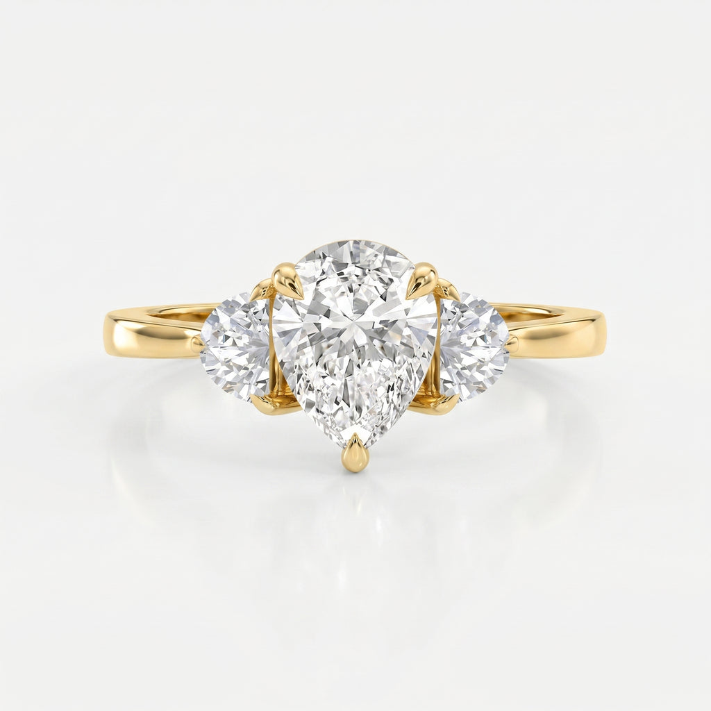 Everlasting Tear Pear Ring