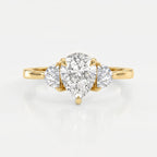 Everlasting Tear Pear Ring