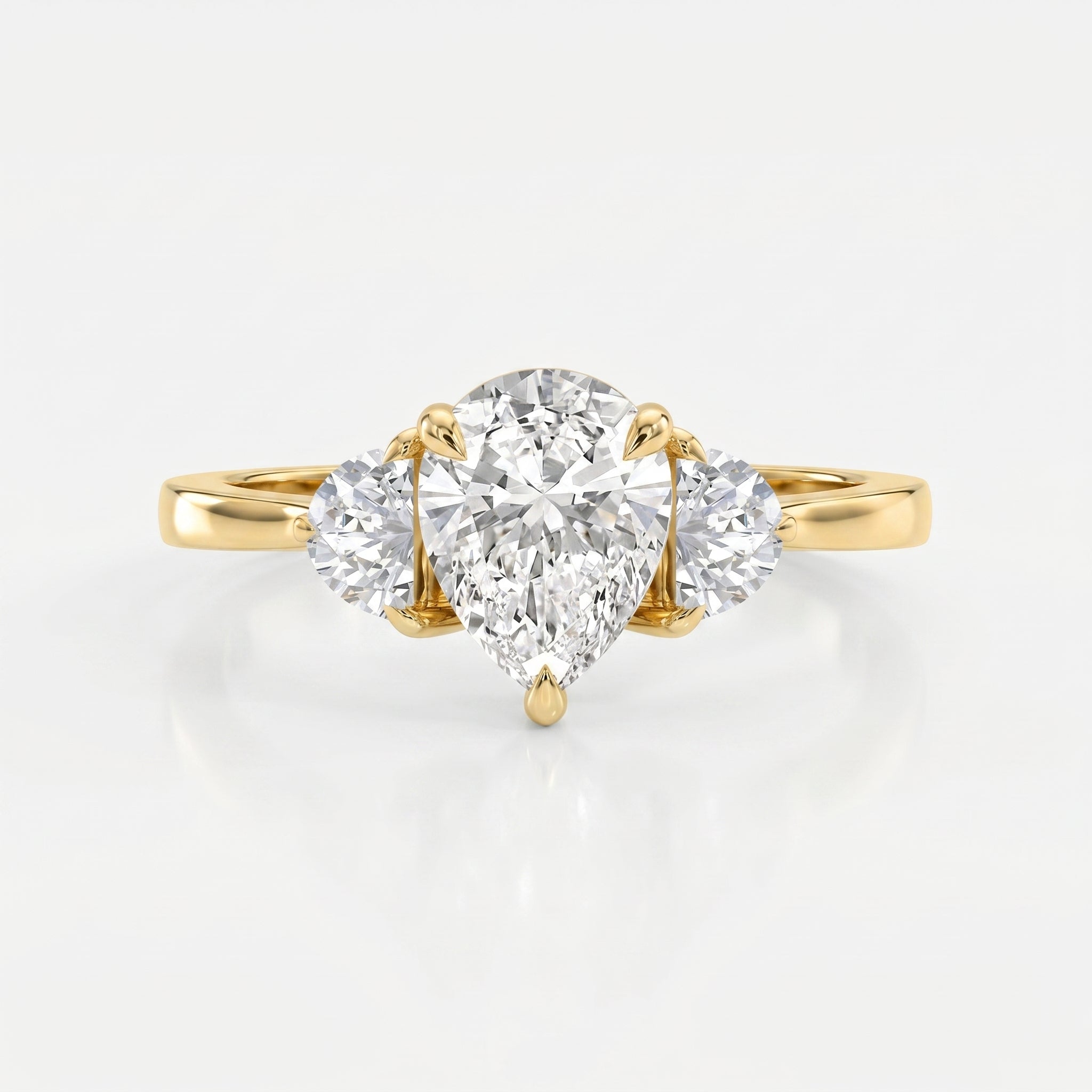 Everlasting Tear Pear Ring