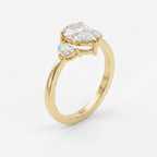 Everlasting Tear Pear Ring