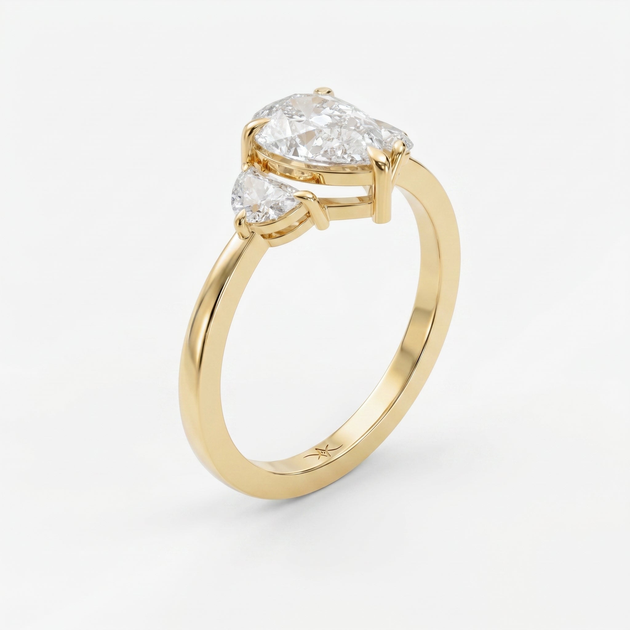 Everlasting Tear Pear Ring