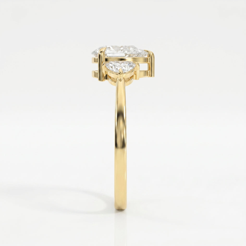 Everlasting Tear Pear Ring