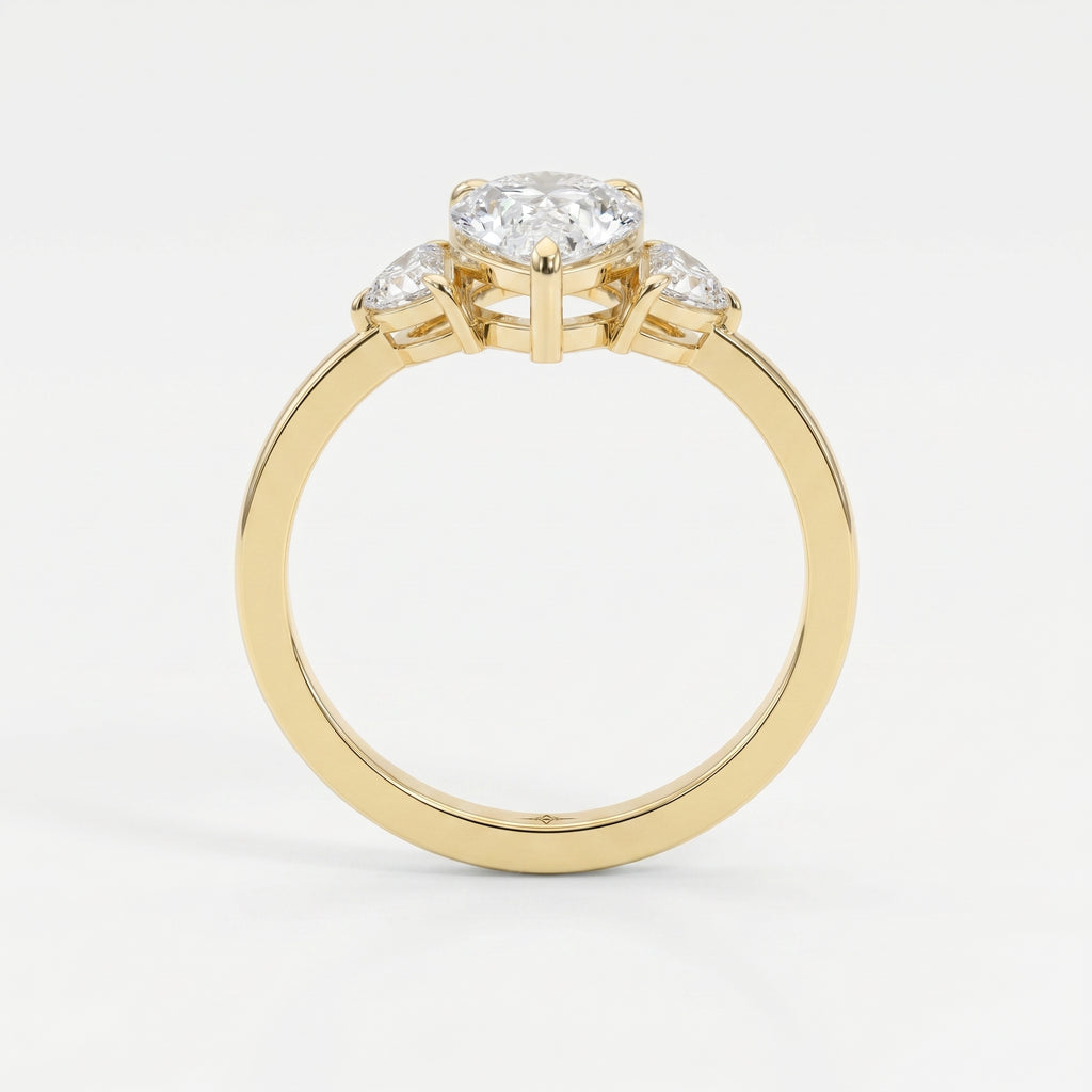 Everlasting Tear Pear Ring