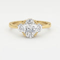 Serene Horizon Oval Ring